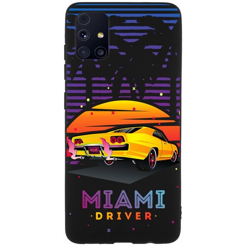 Силиконовый чехол Mcover на Samsung Galaxy M31s с рисунком Драйв Майами силиконовый чехол mcover для samsung galaxy s21 fe с рисунком майами драйв