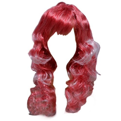 парик мелирование карнавальный искусственный волос цвет черный и белый Парик мелирование карнавальный искусственный волос цвет красный и белый