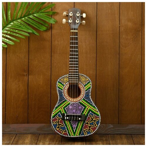 фото Музыкальный инструмент "гитара-укулеле", микс 55х20х6 см dreammart