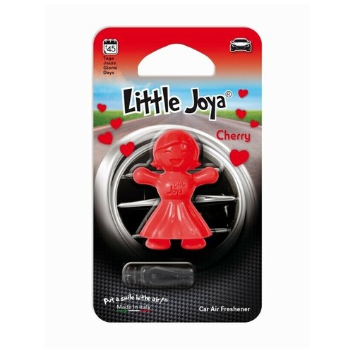 Ароматизатор для автомобиля в дефлектор улыбающаяся девочка Little Joya Cherry, Вишня