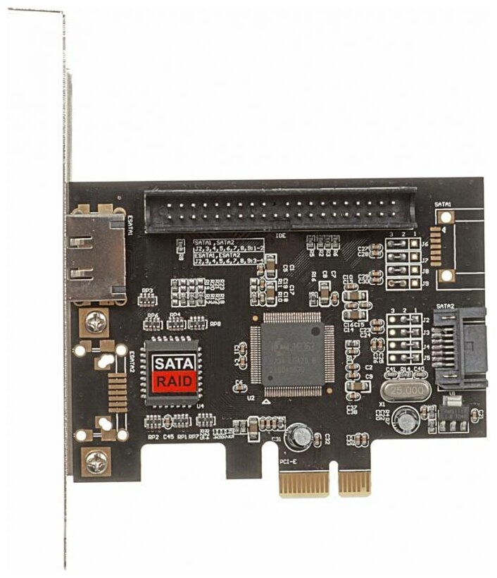 Контроллер ASIA PCIE 363 SATA/IDE PCI-E JMB363 1xE-SATA 1xSATA 1xIDE Bulk