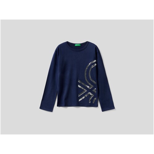 фото Лонгслив united colors of benetton для девочек 22a_3atnc108h_252_m