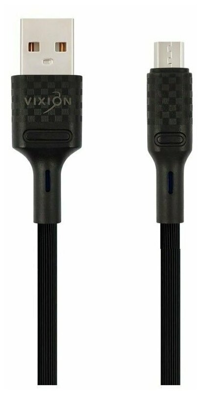 Кабель USB VIXION (K27) microUSB (1м) (черный)