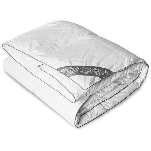 Пуховое одеяло Пух 001-DB, теплое Cleo (белый), Одеяло 140x205 теплое