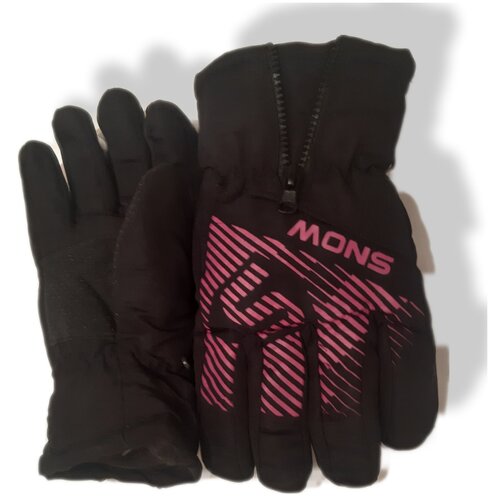 Перчатки CAST-TEX, размер 15(5-7лет), черный