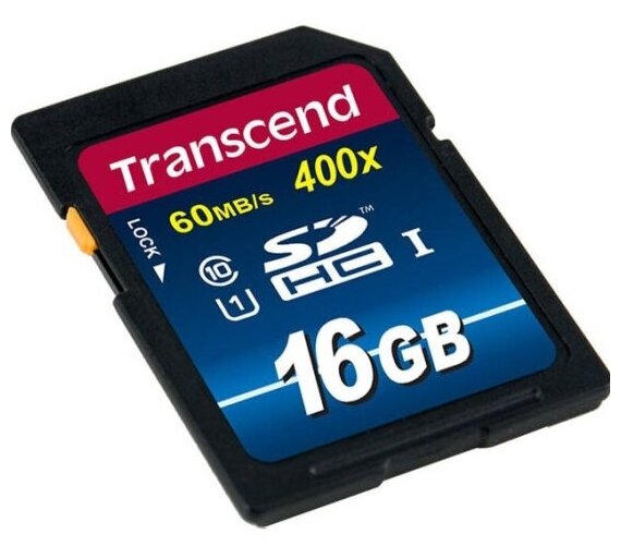 Карта памяти SDHC 16Gb Transcend Class10 UHS-I