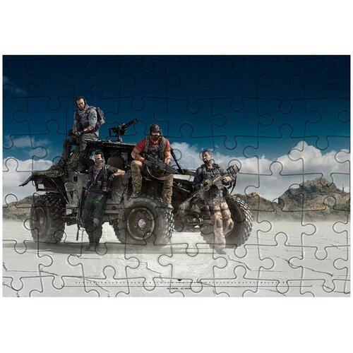 Пазл Картонный 38x26 см, размер А3, 300 деталей, модель Tom Clancy s Ghost Recon - 59