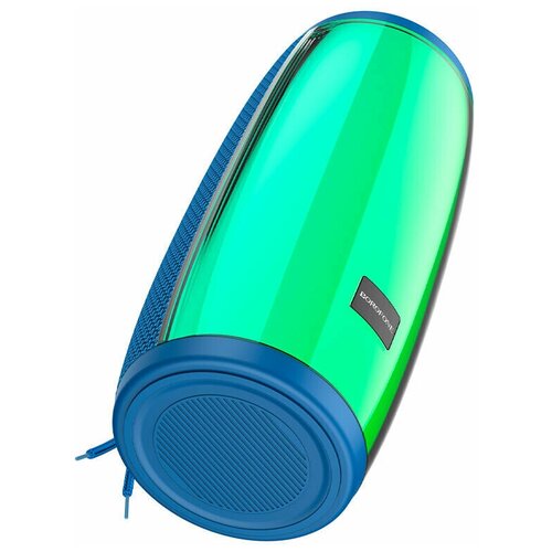 Колонка с подсветкой блютуз беспроводная портативная музыкальная AUX TWS Bluetooth FM USB microSD для телефона Айфон и Андроид 310500₽