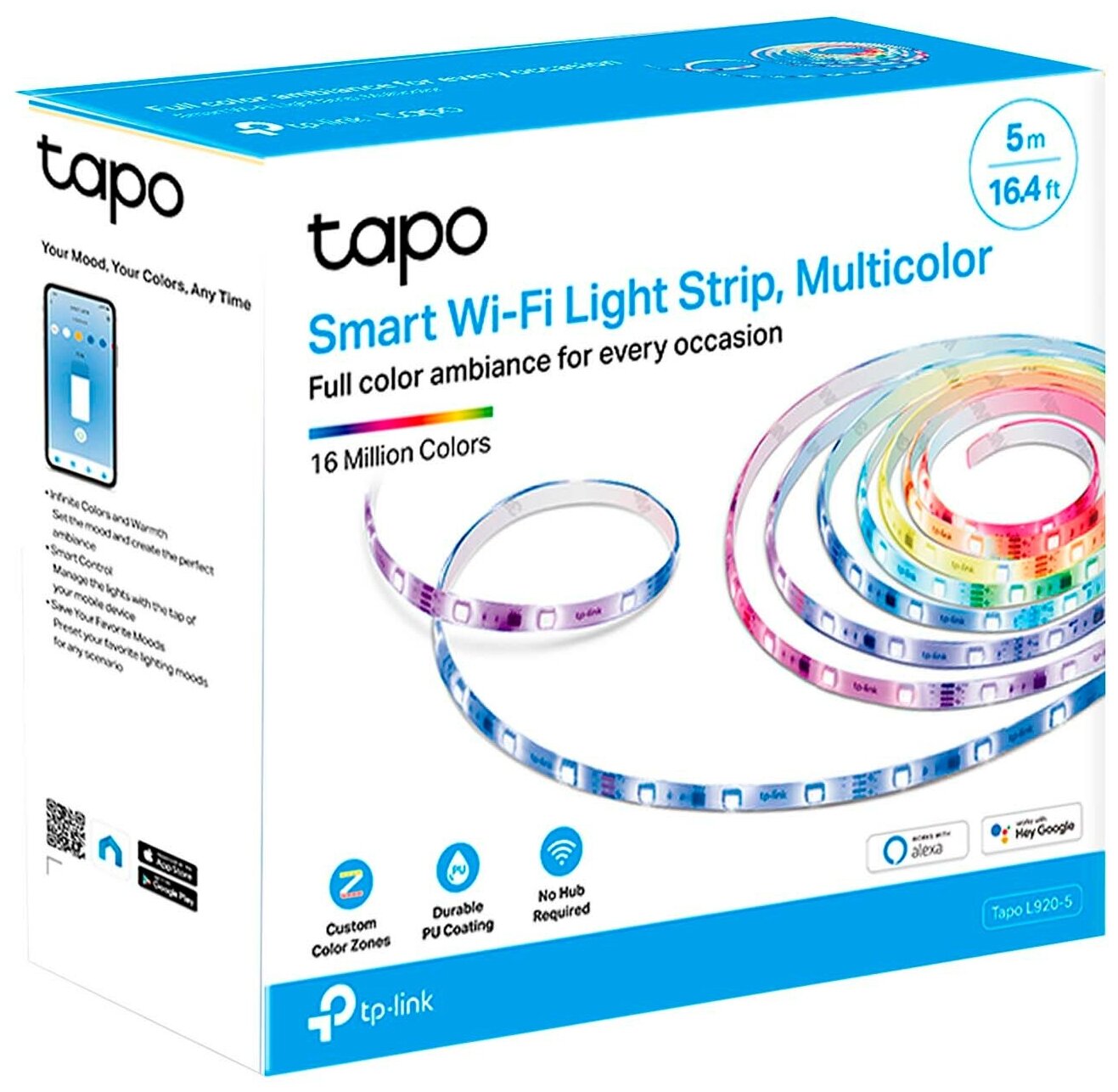 Умная Wi-Fi светодиодная лента Tp-link Tapo L920-5