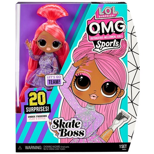 L.O.L. Surprise! Кукла ЛОЛ Сюрприз ОМГ Спортивные - Скейт Босс (LOL OMG Sports Skate Boss Fashion Doll)