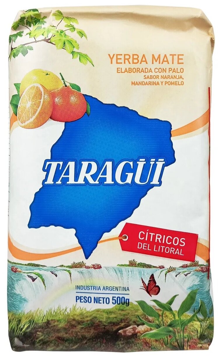 Чай травяной Taragui Yerba mate Citrocos del litoral 500 гр - фотография № 5
