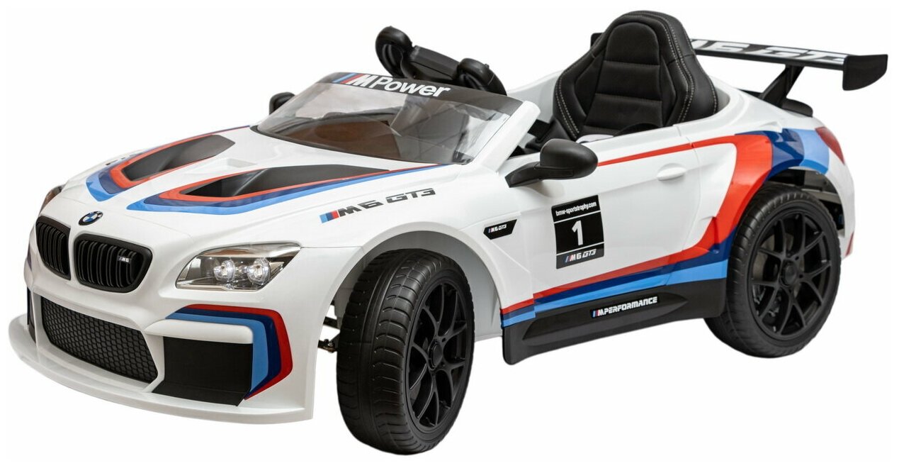 Детский автомобиль Toyland BMW М6 GT 3 белый