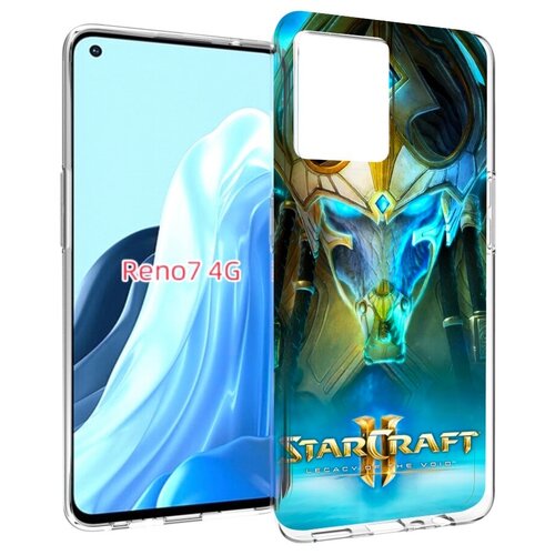 Чехол MyPads StarCraft II Legacy of the Void для OPPO RENO 7 4G задняя-панель-накладка-бампер чехол mypads starcraft ii legacy of the void для oppo a17 задняя панель накладка бампер