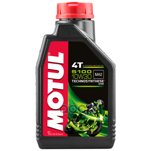 Синтетическое моторное масло Motul 5100 4T 10W30, 1 л