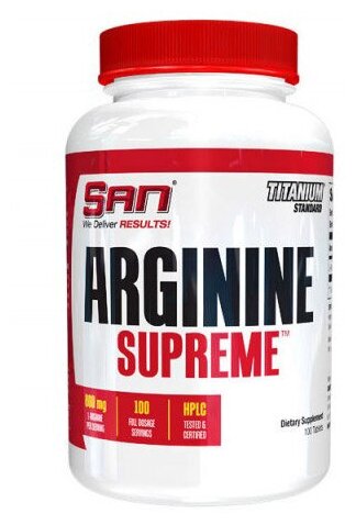 Аргинин SAN Arginine Supreme 100 табл.