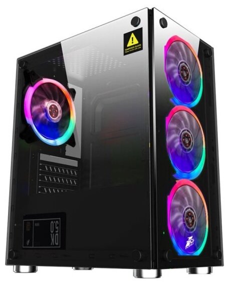 Корпус 1STPLAYER Firebase X2, черный (X2-4R1)