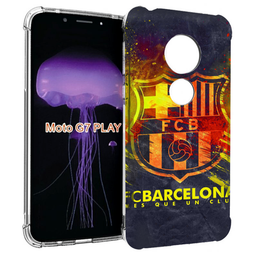 Чехол MyPads FC-Barcelona-Wallpaper-3 для Motorola Moto G7 Play задняя-панель-накладка-бампер чехол mypads fc barcelona wallpaper 3 для motorola moto g82 moto g52 задняя панель накладка бампер