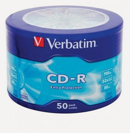 Изображение товара Диск Verbatim CD-R 700Mb 52x bulk (50шт) (43787)