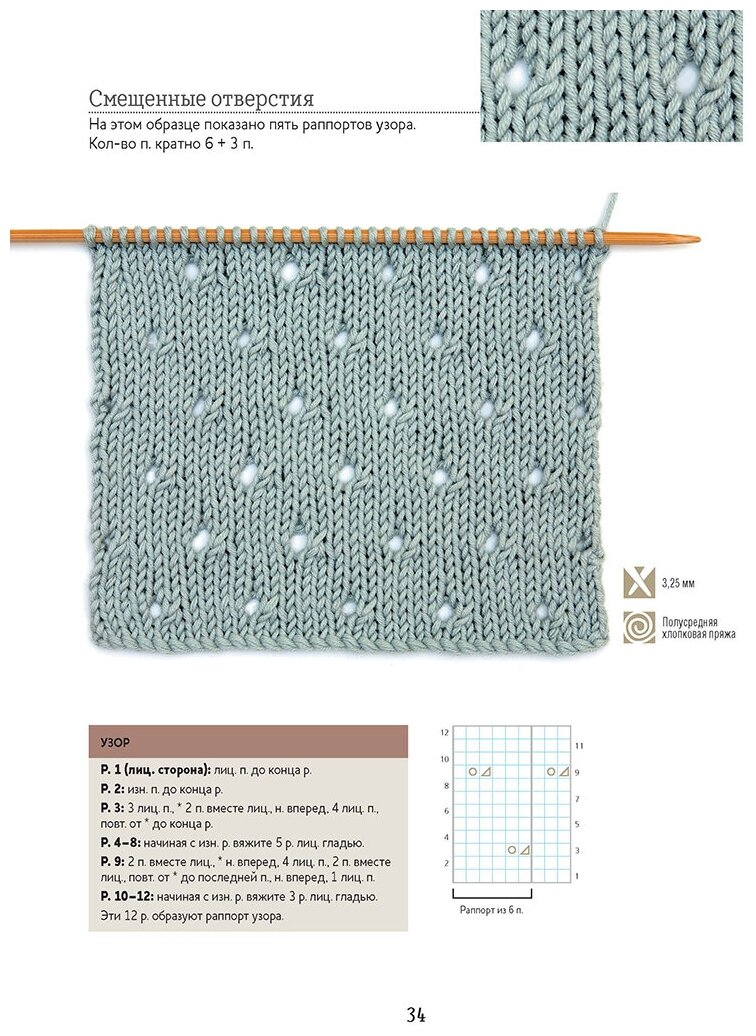 Библия ажурных узоров для вязания спицами. 35 воздушных мотивов и 13 изысканных проектов - фото №4