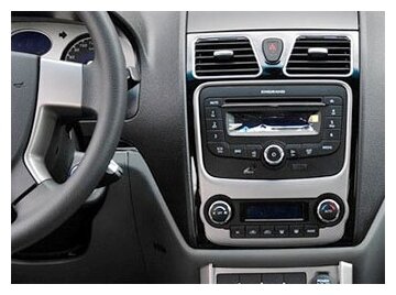 INCAR Рамка GEELY Emgrand (черный) - фото №2
