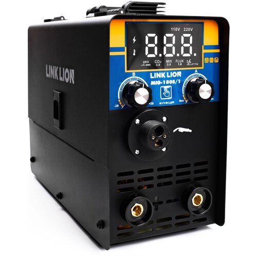 Сварочный аппарат Link Lion MIG 180S-1 полуавтомат инвертор MIGMAGMMALift TIG 5 режимов сварки горелка держатели проволока в комплекте 1190400₽