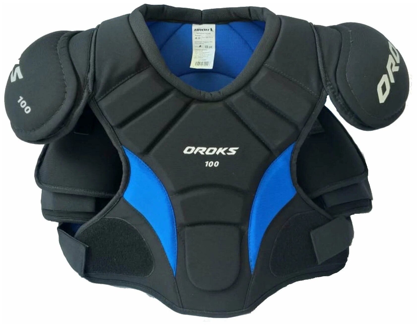 Нагрудник Decathlon, OROKS 100 YTH/JR хоккейный, S, черный