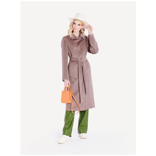 Пальто женское FIDAN F-279 Беатрис, размер: 48 (164-96-104) цвет: коричневый