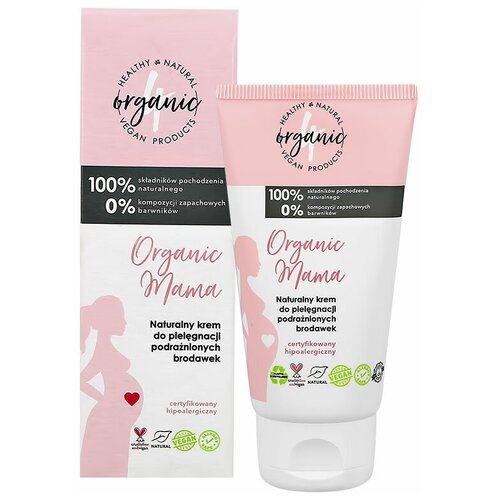 Крем для сосков 4ORGANIC ORGANIC MAMA, успокаивающий, 50 мл