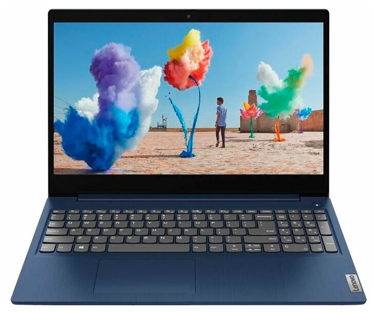 Ноутбук Lenovo IP3 15ALC6 Blue 82KU00JYRK AMD Ryzen 7 5700U 18GHz8192Mb256Gb SSDAMD Radeon GraphicsWi-FiBluetoothCam1561920x1080noOS 4778100₽