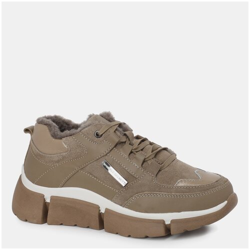 фото Кроссовки женские emanuele gelmetti 112227mk, цвет: бежевый, размер:38