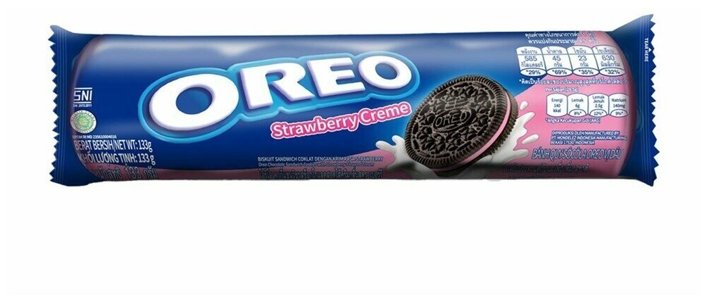 Печенье Oreo Strawberry Creme (клубника) 123,5 гр.