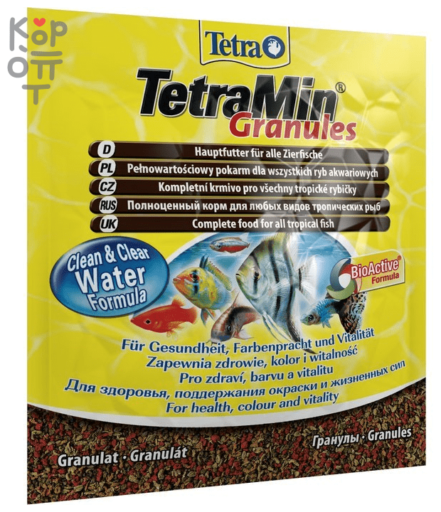 TetraMin Granules (гранулы) для всех видов декоративных рыб 15 г. - фотография № 17