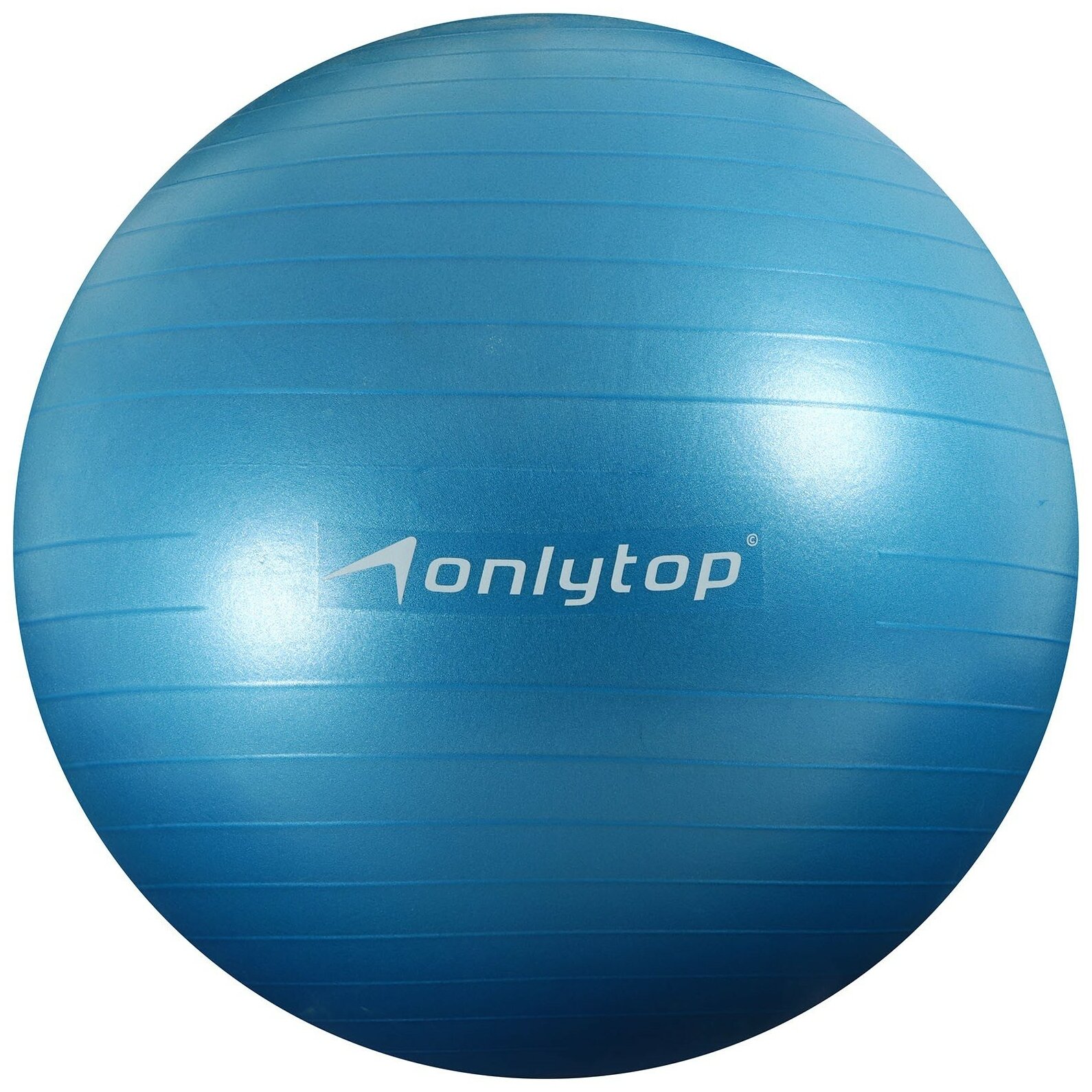 Фитбол ONLITOP, диаметр 85 см, вес 1400 г, антивзрыв, цвет голубой