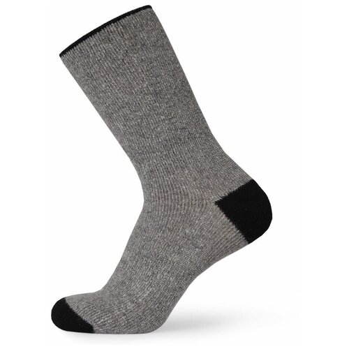 Носки NORVEG, 1 пара, высокие, размер 39-41, серый