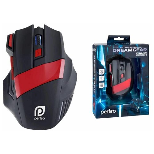Мышь игровая проводная Perfeo GEAR 7 кн USBчёрн-красн подсветка 6 цветов PF_5019 90000₽
