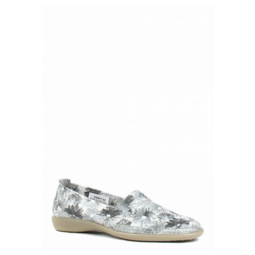 Мокасины  Portania, летние, натуральный велюр, размер 37, мультиколор