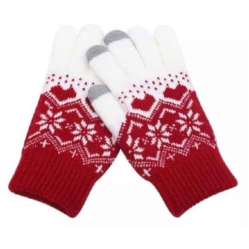 фото Перчатки , размер 16-21, красный loving hand