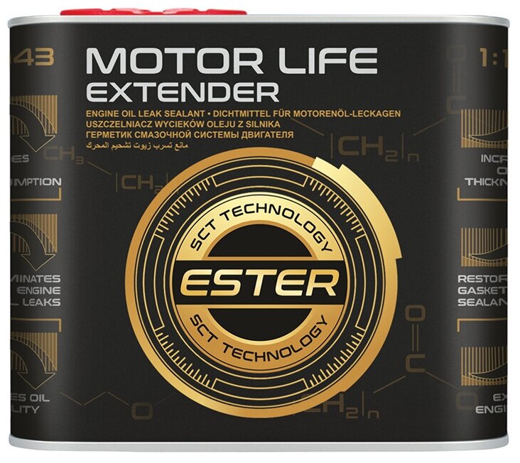 9943 MANNOL MOTOR LIFE EXTENDER 500 мл. Герметик масляной системы на основе эстеров