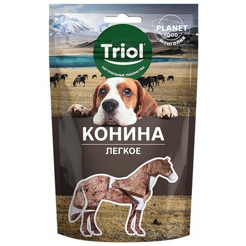 Triol (лакомства) Лакомство для собак Легкое конское 10171086 0,062 кг 57746 (2 шт) triol лакомства triol лакомства лакомство для собак fun food чипсы со вкусом говядины 131 г