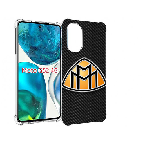 Чехол MyPads майбах maybach для Motorola Moto G82 / Moto G52 задняя-панель-накладка-бампер