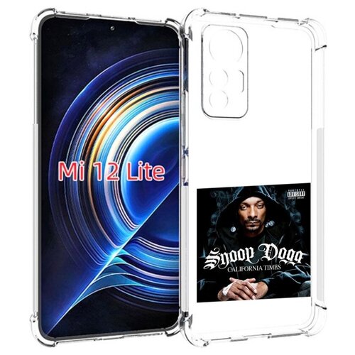 Чехол MyPads Snoop Dogg CALIFORNIA TIMES для Xiaomi 12 Lite задняя-панель-накладка-бампер чехол mypads snoop dogg california times для xiaomi redmi k60 задняя панель накладка бампер