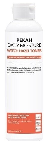 Тонер для сужения пор Pekah с экстрактом гамамелиса, 250 мл