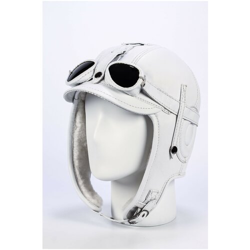 Шапка ушанка NST, размер 57, белый