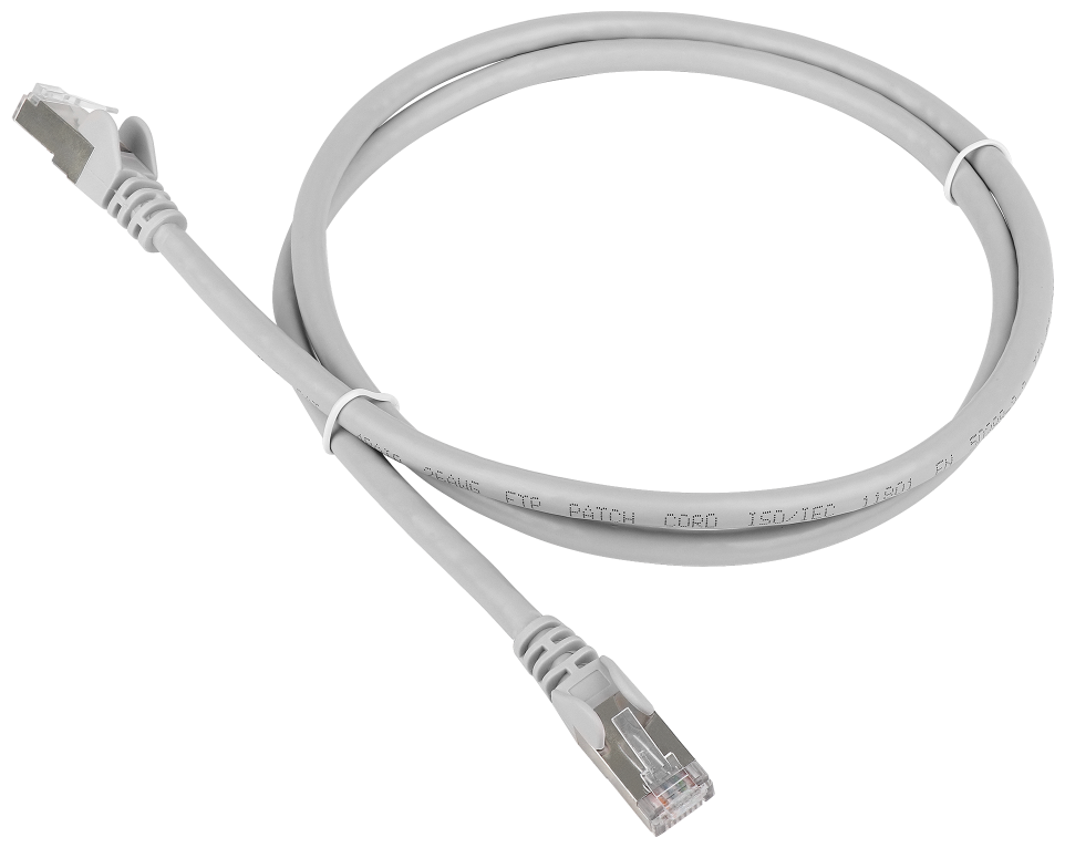 Патч-корд Lanmaster TWT-45-45-0.5/S-GY FTP вилка RJ-45-вилка RJ-45 кат.5е 0.5м серый ПВХ (упаковка: 1 штука)