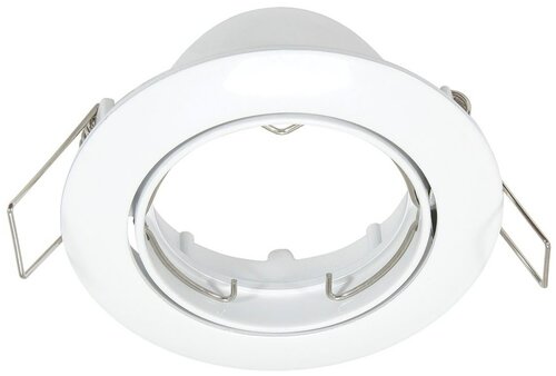 Светильник точечный встраиваемый Inspire поворотный круглый GU5.3 алюминий цвет белый