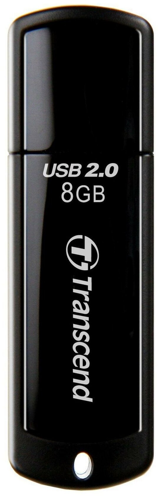 Флеш Диск Transcend 8Gb Jetflash 350 TS8GJF350 USB2.0 черный - фотография № 4