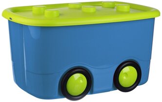 Ящик для игрушек "Моби", цвет бирюзовый, объём 44 литра