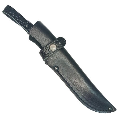 Кожаные ножны для ножа европейского типа с длиной клинка 14 см (черные) ножны кожаные клинок до 14 см черные