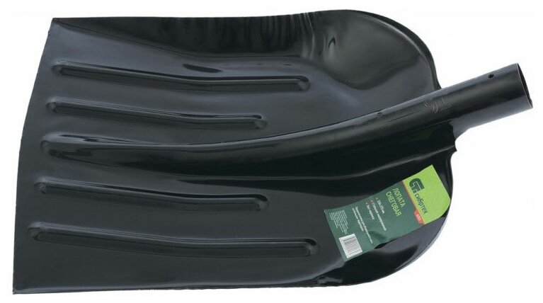 Лопата для уборки снега Сибртех стальная эмалированная 330х365 мм без черенка 61531