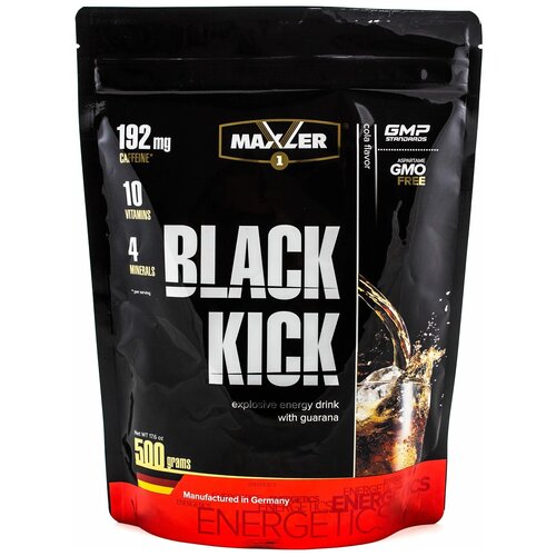 фото Предтренировочный комплекс maxler black kick кола 500 г